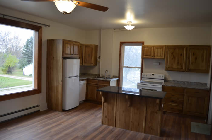 Kitchen area of apartment #5